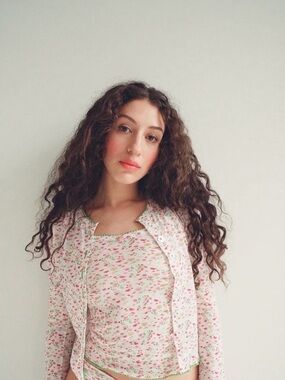 Susan Alexandra Pink Floral Cardigan & Tank Set